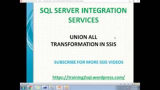 UNION ALL IN SSIS | SSIS UNION ALL