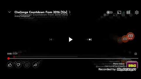 Challenge Countdown From 2016 (14x)