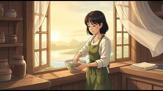 Peaceful Morning Kitchen 🌿 | Cozy Cooking Moments | Ghibli Style Animation #anime #cozy #cartoon  screenshot 1