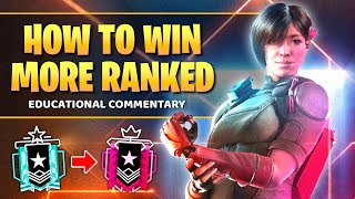 Winning Ranked Games is EASIER Than You Think... (R6 Educational Commentary)