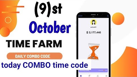 9 October 2024 time farm code today
