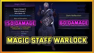 Magic Staff Solo Warlock NO SPELLS (Staff Mastery) | Dark and Darker