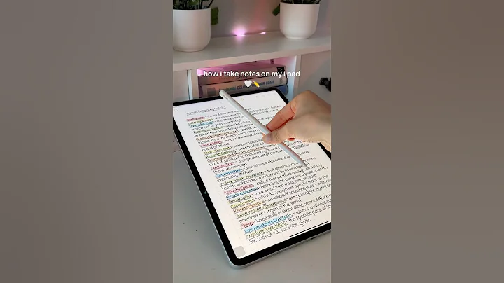 how i take notes on my i pad✍️🤍✏️#notes #study #ipad #student #applepencil #explore #viralshorts