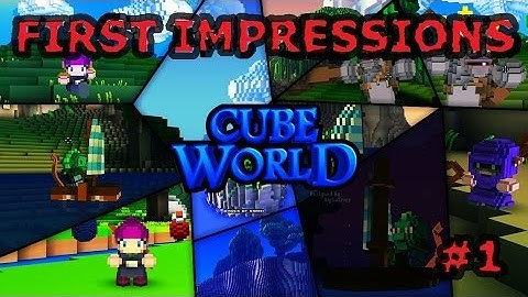 Cube World First Impressions: Having fun on Cube world #1