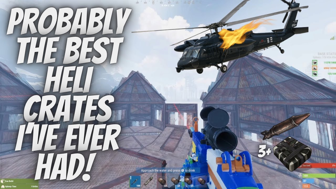 The Best Heli Take You Will Ever See! Rust console edition! - YouTube