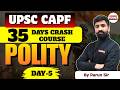 UPSC CAPF 2026 | Indian Polity Day 5 | Constitution, Historical Background| UPSC CAPF Polity Classes