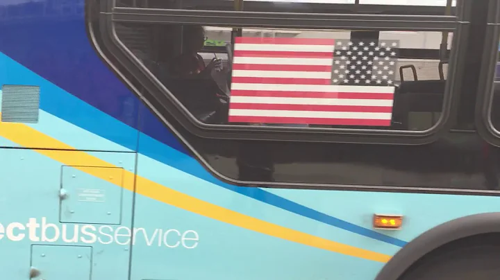 This is the new B82 SBS on the first day in Brooklyn