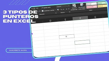 3 tipos de punteros más usados en Excel