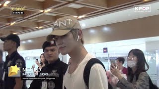 👋💓 NCT 127 arrives in Manila for KWMF 2019 ✈ 엔씨티 127 [K-Spot Airport]