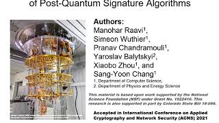 Security Comparisons and Performance Analyses of Post-Quantum Signature Algorithms