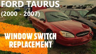 Master Power Window Switch Front Left Driver Side For Ford Taurus Mercury Sable Master Power Window Switch Front Left Driver Side For Ford Taurus Mercury Sable