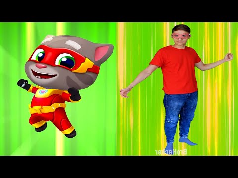 Talking Tom Hero and Me - Repeat After Super Tom Challenge