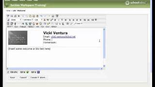 Module 1: Signing into Schoolwires and Entering Text