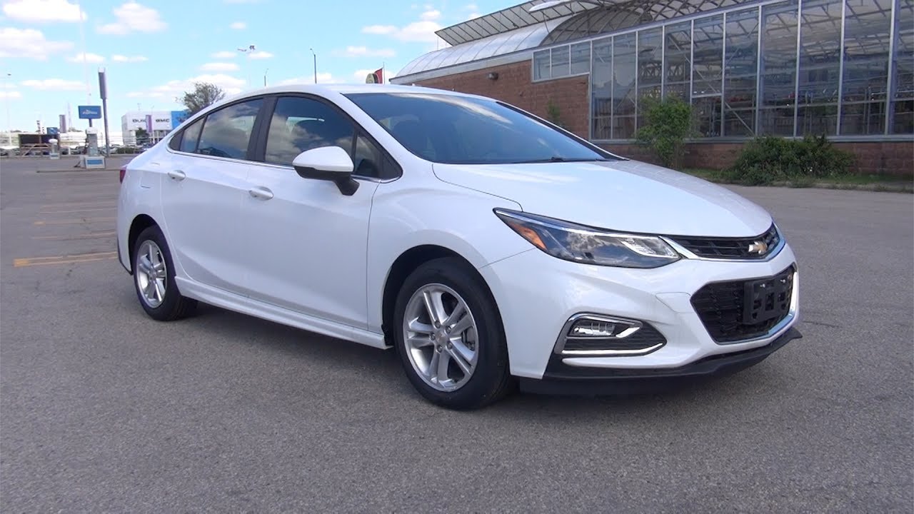 2017 CHEVROLET CRUZE SEDAN LT RS - SUMMIT WHITE - YouTube