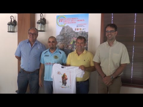 Presentación de la II Cicloturista Virgen del Carmen en el municipio de Vallehermoso