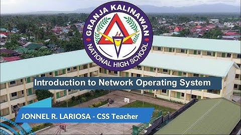 Introduction to Network Operating System