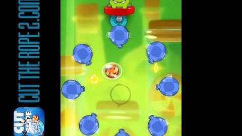Cut The Rope 2: Experiments Level 3-16 Sticky Steps Box Walkthrough