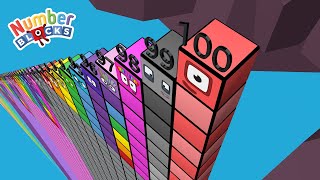 Count Big Numbers with Numberblocks Standing Tall 1 to 100 | Super Fun Learn Math for Kids! 🚀