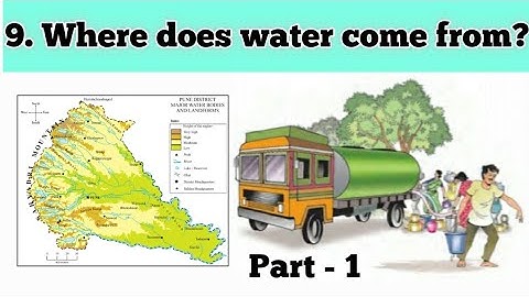 Std 3 | EVS | lesson 9, Where does water come from?|Part - 1