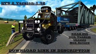 ["ets 2", "ets 2 mods", "euro truck simulator 2", "ets mod review", "kraz", "kraz 255", "kraz 255 mod", "kraz 255 mod review", "ets 2 kraz", "ets 2 kraz mod", "tandem", "bdm chassis"]