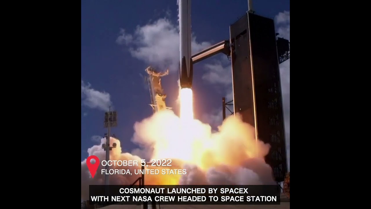 Russia and American cosmonaut launched by SpaceX with next NASA crew headed to space station