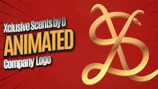 Xclusive Scents By D Animated Company Logo 3D Logo Animation Brinysoft Animation