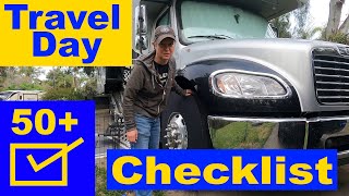 ✅RV TRAVEL DAY CHECKLIST ✅| How We Prepare to Hit the Road | RV Departure Day Tips & Tricks