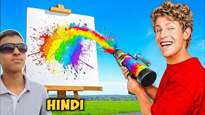Painting GAINT vs TINY Art Challenge! In Hindi