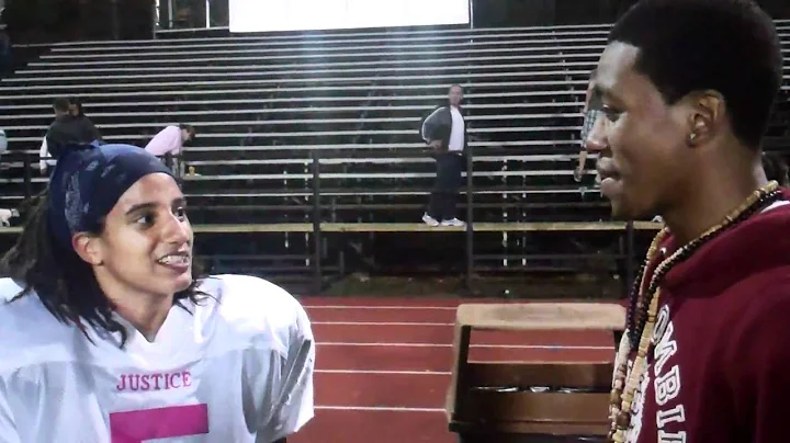 Post game interview with Nicole Lilenfeld