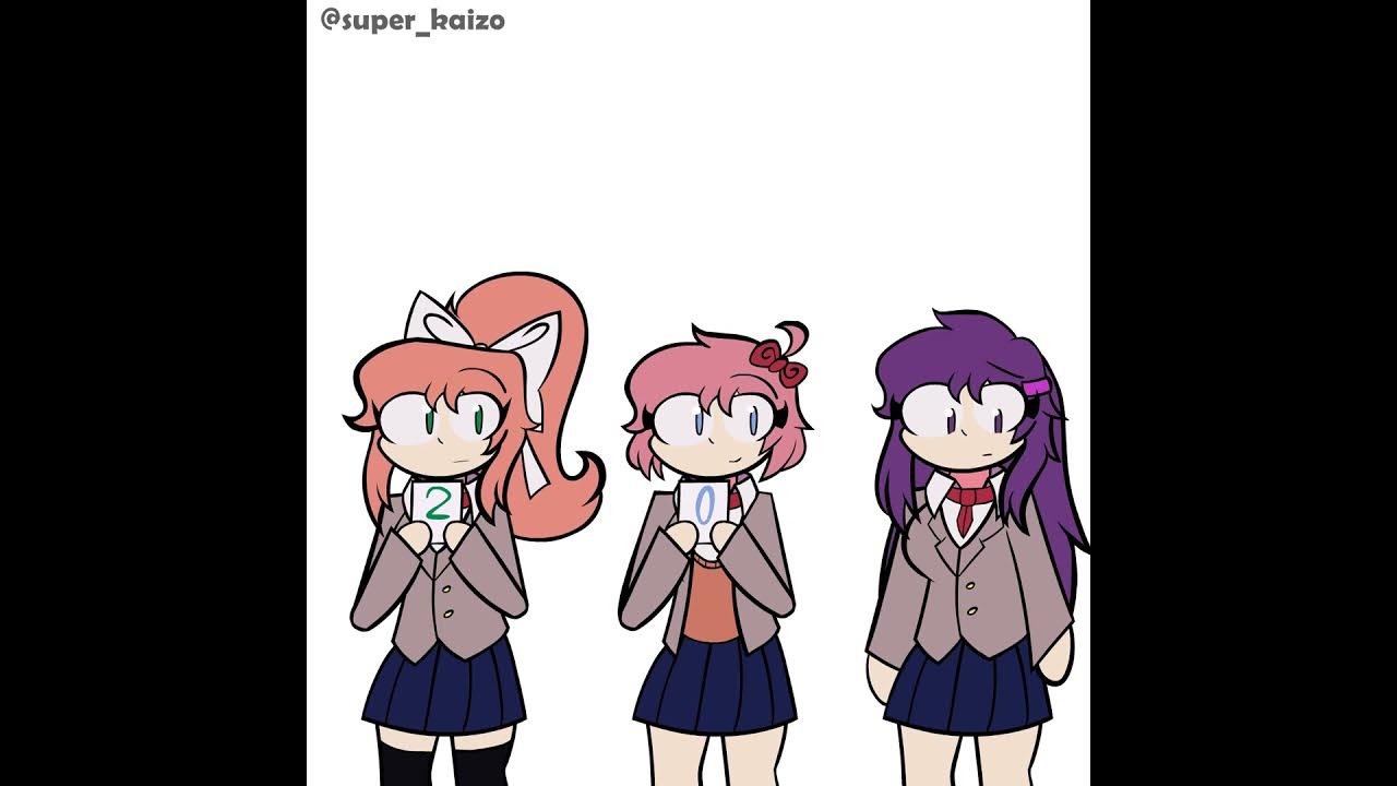 HAPPY 2024!! DDLC animation ddlc animated ddlcplus ddlcsayori 