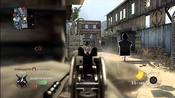 Call of Duty Black ops Search and Destroy on Firing Range