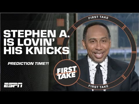 Stephen A. is ECSTATIC about the Knicks but is tempering his expectations 🍿 | First Take