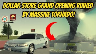 Greenvile, Wisc Roblox l Massive Tornado DESTROYS Dollar Store Special F3X Roleplay