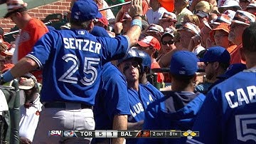 TOR@BAL: Tolleson scores one with grounder to short