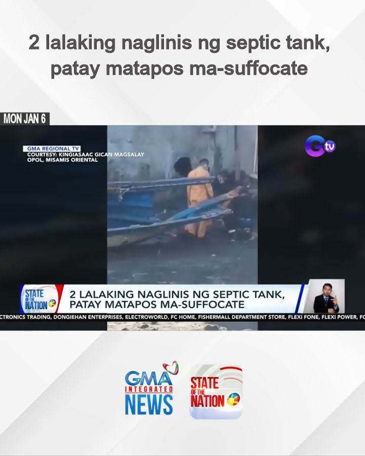 2 lalaking naglinis ng septic tank, patay matapos ma-suffocate | SONA