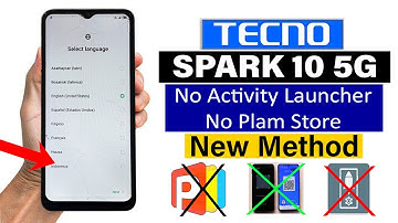 Tecno SPARK 10 5G - (No Palm Store/ No Activity Launcher) Google/ FRP BYPASS | Without Pc