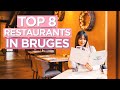 Top 8 Places To Eat in Bruges, Belgium - Waffles, Flemish Beef Stew and More!