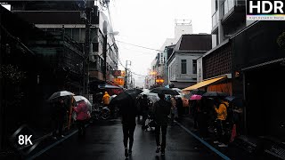【8K HDR】Tsukiji Outer Market on a rainy day ASMR IMMERSED by City Odyssey 25 views 5 months ago 12 minutes, 22 seconds