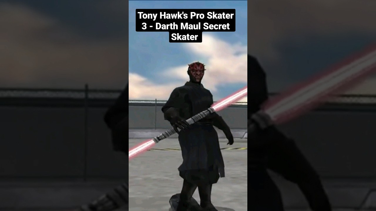 Darth Maul in Tony Hawk's Pro Skater 3 : r/gaming