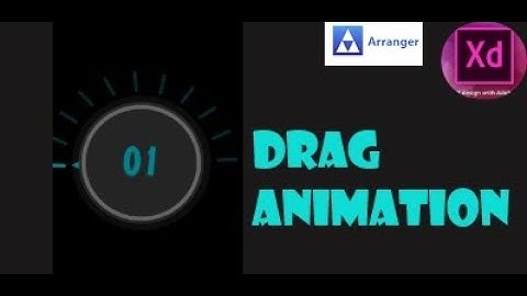Drag animation in adobe xd
