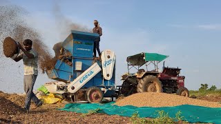 Geeta Thresher working mungfali damage heavy rain