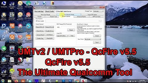 install UMTv2 / UMTPro - QcFire v5.5  [26-03-20]