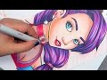 Copic Marker Illustration - ALEXA