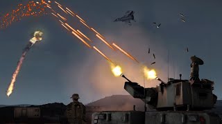 MiG-29 Jet & Attack Helicopter shot down by Anti-Air System - SAM - Military Simulation - ArmA 3 screenshot 5