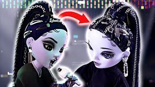 THE REAL GLITCH DOLL! | Reina “Glitch” Crowne Show Hairstyle Recreation! @RainbowHigh