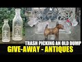 Trash Picking An Old Town Dump - Bottle Digging - Marbles - Toys - Antiques -