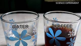 Sound of water and coffee in a glass ( Amazing sound )