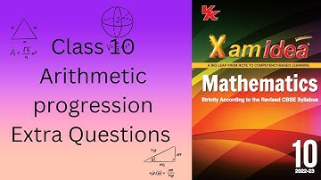 CLASS 10 MATHS | ARITHMETIC PROGRESSION | XAM IDEA | EXTRA QUESTIONS | 2022-2033📗📒