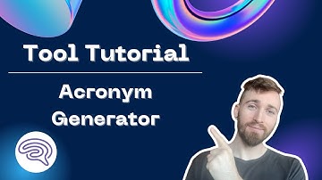Acronym Generator Video
