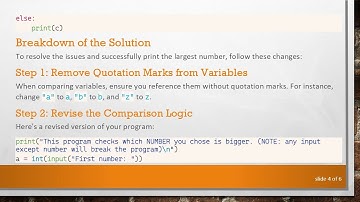 How to Identify the Largest Number from Three Inputs in Python